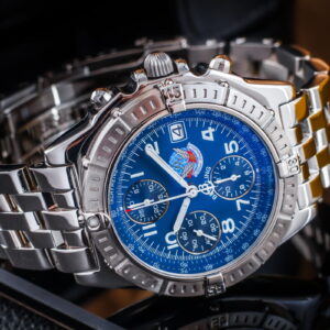 Breitling Blackbird Chronograph 'Blue Impulse' Limited COSC 40mm/Kpl.
