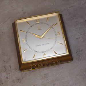 Zegar Stołowy Omega Hora Exacta Mechaniczny 16,2cm
