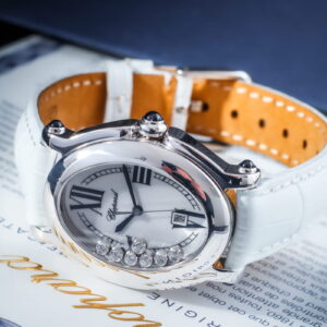 Chopard Happy Sport Lady 5291 Quartz Diamonds 18k Gold 30mm/Kpl.