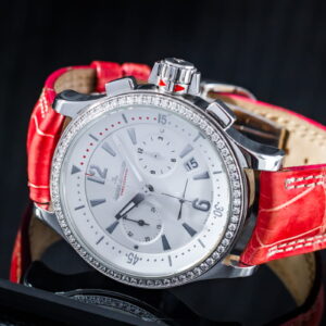 Jaeger-LeCoultre Master Compressor Chronograph Lady Diamonds 37mm/Etui+Dok.