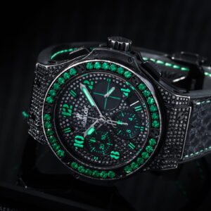 Hublot Big Bang Black Fluo Chronograph Limited Black Diamonds 41mm/Kpl.