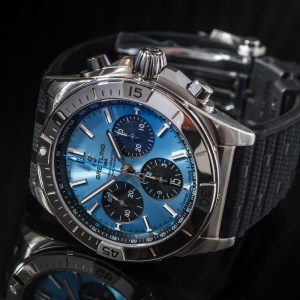 Breitling Chronomat 42 B01 Blue Chronograph PB0134 42mm New/Complete
