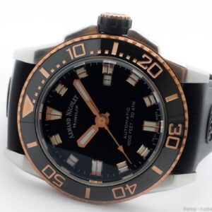 Armand Nicolet JS9-41mm Black Ceramic Bezel Automatic 41mm Nowy/Kpl.