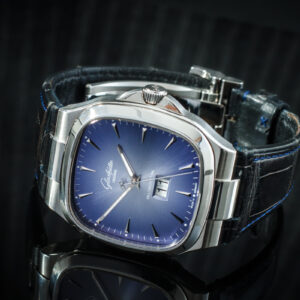 Glashutte Original Seventies Panorama Date Blue Automatic 40mm