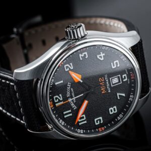 Armand Nicolet Tramelan MM2 Black Automatic 43mm New/Complete