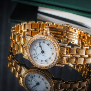 Breguet Marine Ladies 8401 Automatic Diamonds 18k Gold 26mm/Complete