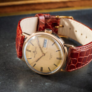 Baume & Mercier Baumatic 36.000 Vintage Automatic Day-date 18k Gold 32,5mm