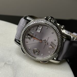 Ulysse Nardin Dual Time Big Date Lady Automatic 223-22 Diamonds 37mm/Doc.