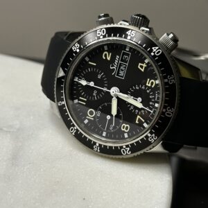 Sinn 103 Chronograph Black Automatic Day-Date 41mm Nowy Pasek