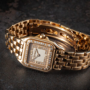 Cartier Panthere Lady Quartz 866911 Diamonds 18k Gold 22mm/Box+Service Documentation