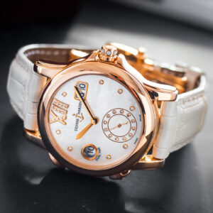 Ulysse Nardin Classic Dual Time Lady 3346-222 18K Gold Diamonds 37,5mm/Kpl.