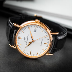 IWC Portofino IW356302 Automatic Date 18k Rose Gold 39mm/Documents+Case