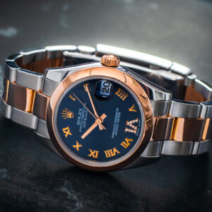 Rolex Datejust 31 178241 Blue Diamonds Dial SS|18k Gold Rose 31mm