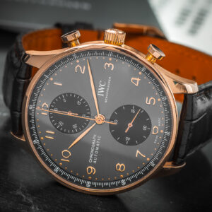 IWC Portuguese Chronograph IW371610 Automatic 18k Rose Gold 41mm/Complete