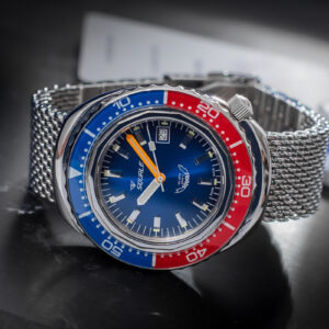 Squale 2002 Blue-red 2002.SS.BLR.BL.ME22 Automatic 44mm/Complete