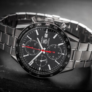 TAG Heuer Carrera Chronograph J. M. Fangio CV2014-4 Automatic 41mm/Etui+Dok