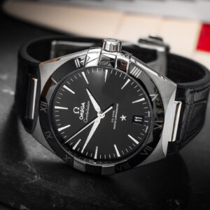 Omega Constellation 41 Black 13133412101001 Co-Axial Master COSC Ceramic Bezel 41mm/Complete