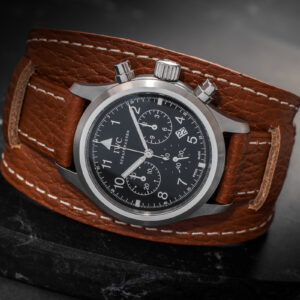 IWC Pilot Chronograph IW3741 Black Dial Quartz 36mm/Etui