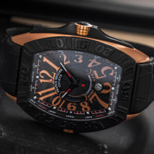 Franck Muller Conquistador Sport GPG Automatic 18k Rose Gold & PVD 48mm/kpl