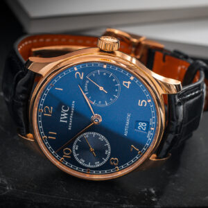 IWC Portuguese Blue Boutique Edition IW500713 18k Gold Automatic 42.3mm/Full Set