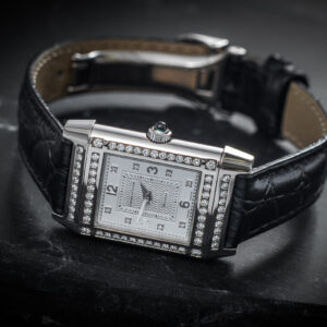 Jaeger-LeCoultre Reverso Manual 267.3.86 18k Gold Diamonds 21mm/Eok+Etui
