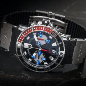 Ulysse Nardin Maxi Marine Diver Chronograph 8003-102 42mm Nowy Pasek/Etui