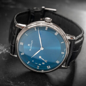 Blancpain Villeret Ultra Slim Blue Power Reserve 4040-1540-55 18K White Gold 40mm