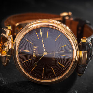 Bovet Fleurier Automatic Brown Dial 18k Rose Gold Waga 132g 42mm/kpl