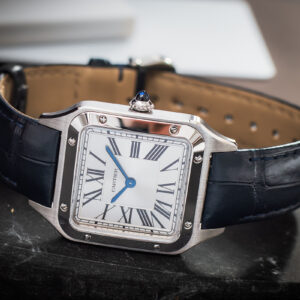 Cartier Santos Dumont Lady WSSA0023 Quartz 27,5mm X 38mm Nowy/Kpl