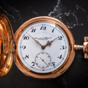 IWC Schaffhausen Manual Kieszonkowy 14k Gold Waga 105g 53mm