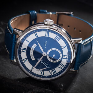 Eberhard & Co. 8 Jours Grande Taille 21027.7 Blue Manual 41mm Nowy/kpl