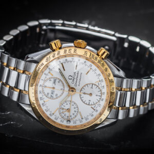 Omega Speedmaster Triple Date Chronograph 33213000 SS|18K Gold 39mm/box