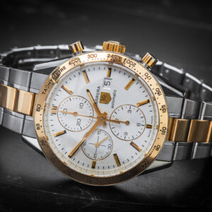 TAG Heuer Carrera Chronograph Cal. 16 CV2050-1 Ss|18k Gold 41mm/Etui+Dok