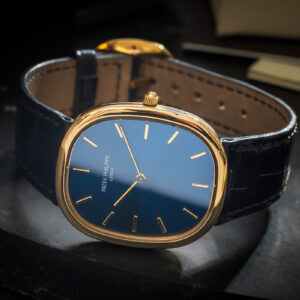Patek Philippe Golden Ellipse 3738/100J-012 Blue 18k Gold 31mm X 35mm/Kpl.