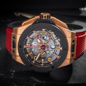Hublot Big Bang Ferrari Unico Chronograph 401.0Q.0123.VR Limited 18k Gold Waga 198g 45mm/Kpl.