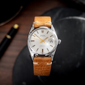 Rolex Oysterdate Precision 6694 Silver Dial Manual 34mm