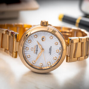 Omega De Ville Ladymatic 42560342055002 Automatic COSC 18k Gold Waga 147g 34mm/Kpl