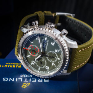 Breitling Aviator 8 Curtiss Warhawk Chronograph A13316 43mm Nowy/Kpl.