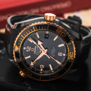 Omega Seamaster Planet Ocean 600m GMT 21563462201001 Ceramic|18K Gold 45.5mm/Complete Set