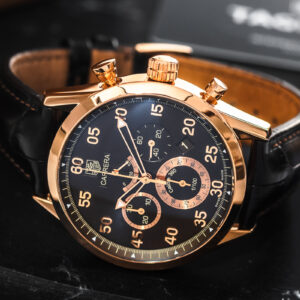 TAG Heuer Carrera CV5041 Calibre 360 1/100th COSC 18k Gold Waga 122g Limited 41mm/kpl