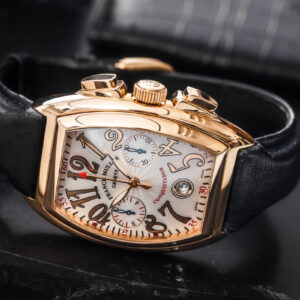 Franck Muller Conquistador Chronograph Automatic 8002 CC 18k Gold Waga 125g 35mm/Kpl