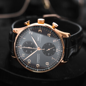 IWC Portuguese Chronograph IW371610 Automatic 18k Gold Waga 101g 41mm/Kpl.