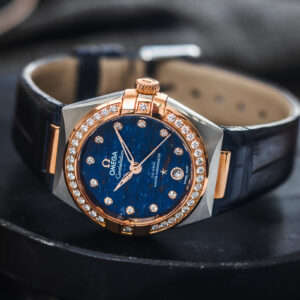 Omega Constellation Blue Lady Co-Axial COSC SS|18K Gold Diamonds 29mm/kpl