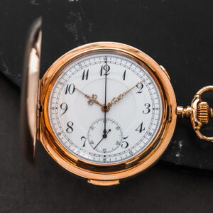 Zegarek Kieszonkowy Karilon Repetycja Kwadransowa 14k Gold Waga 128g 58mm