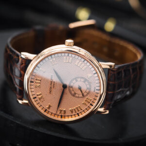 Patek Philippe Calatrava Officer 5022 Manual 18k Rose Gold 33mm/Etui+Cert.