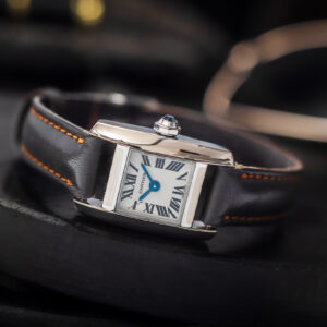 Cartier Tankissime Mini 2831 Lady Quartz 18k Gold 20mm/Saszteka