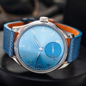 IWC Portuguese Small Second IW358402 Horizon Blue 18k Waga 100g 40mm/kpl.