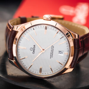 Omega De Ville Trésor 43253402102002 Manual COSC 18K Rose Gold 40mm Nienoszony/Kpl.