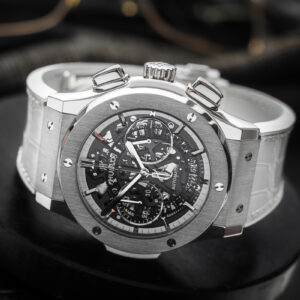 Hublot Classic Fusion Aerofusion Chronograph Skeleton 45mm/Box+E-Warr.