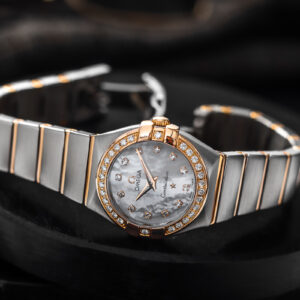 Omega Constellation Lady 12325246055001 SS|18k GolD Diamonds 24mm/Box